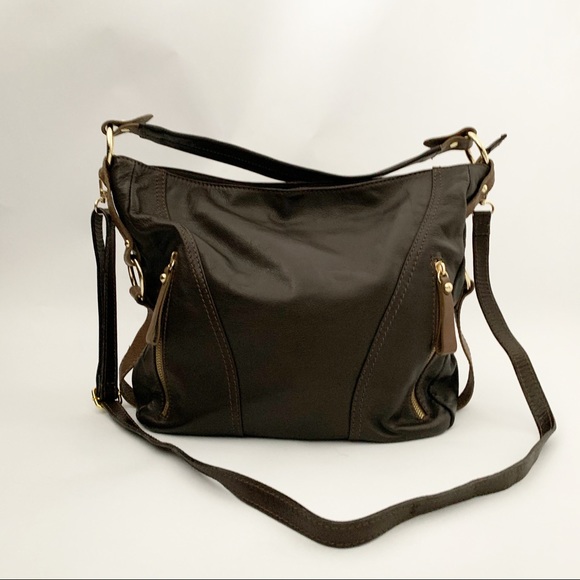 🎈Lavorazione Artigianale Brown Hobo Purse EUC - M